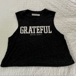 Spiritual Gangster GRATEFUL Crop Tank